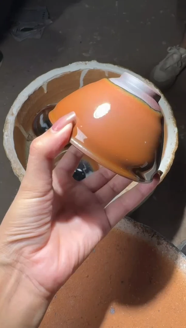 茶盏詹桂溪龙窑柴烧全名款74