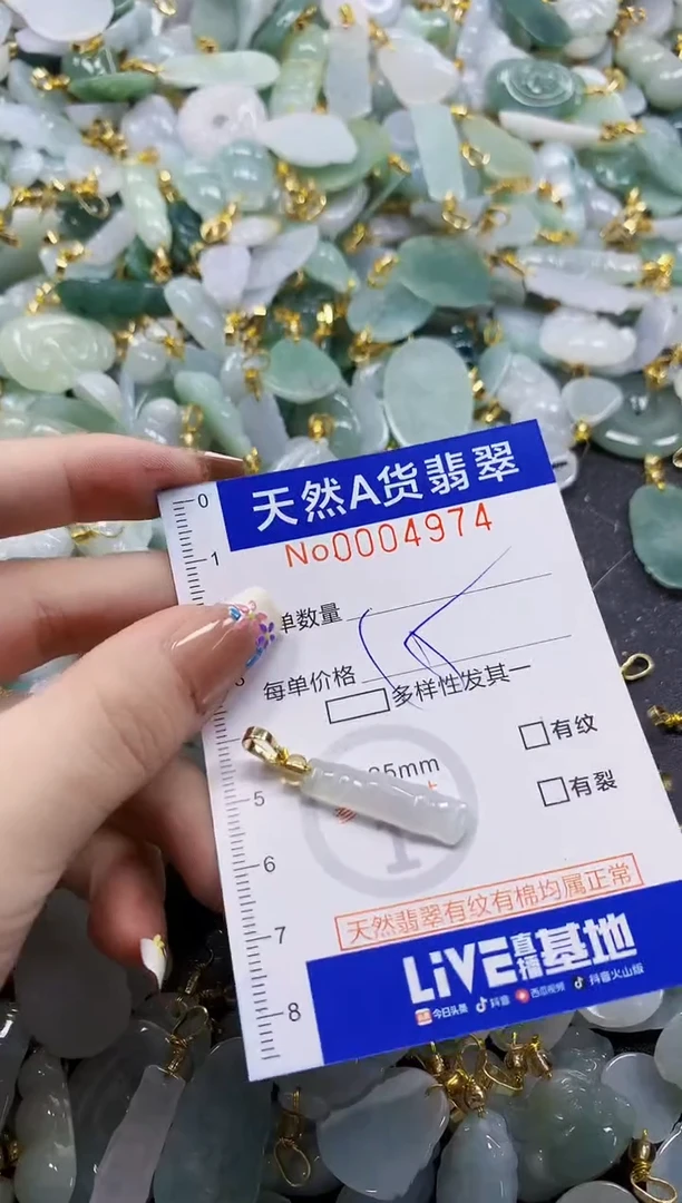 颈饰未镶嵌翡翠天然A货翡翠