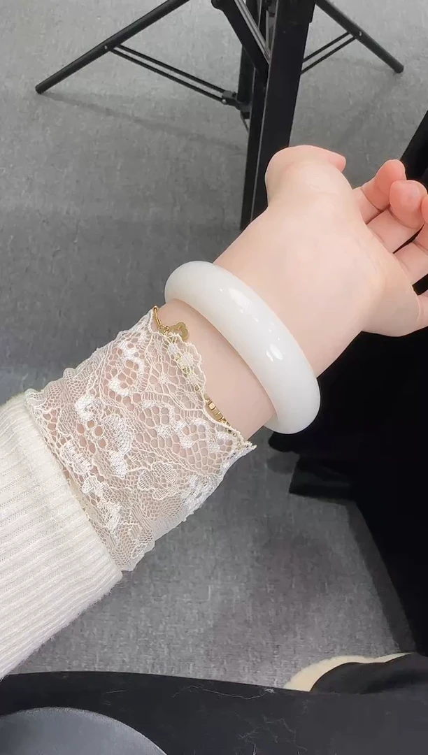 未镶嵌手镯石英质玉圈口59