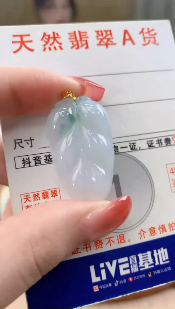 颈饰未镶嵌翡翠天然A货翡翠挂件