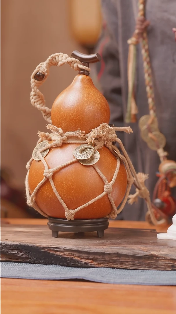 1024号链接精品大漆葫芦现货现发[一物一拍]（600-700ml）