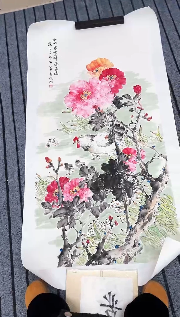 精品国画花鸟作品