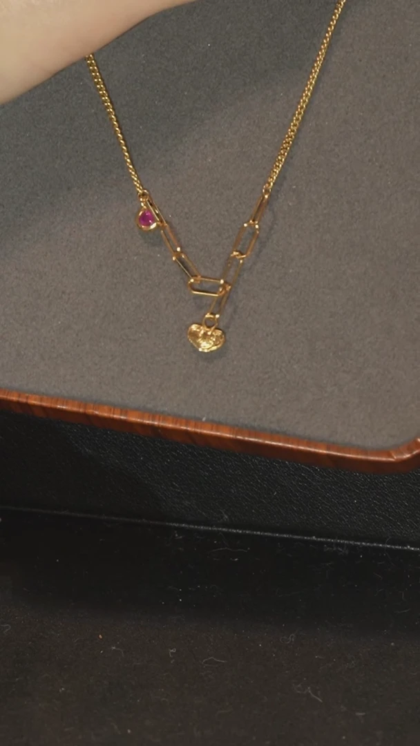 【闪购商品】红宝石手链18K金镶嵌1