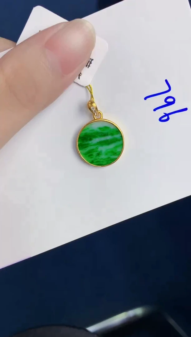 颈饰未镶嵌翡翠天然翡翠缅甸A货