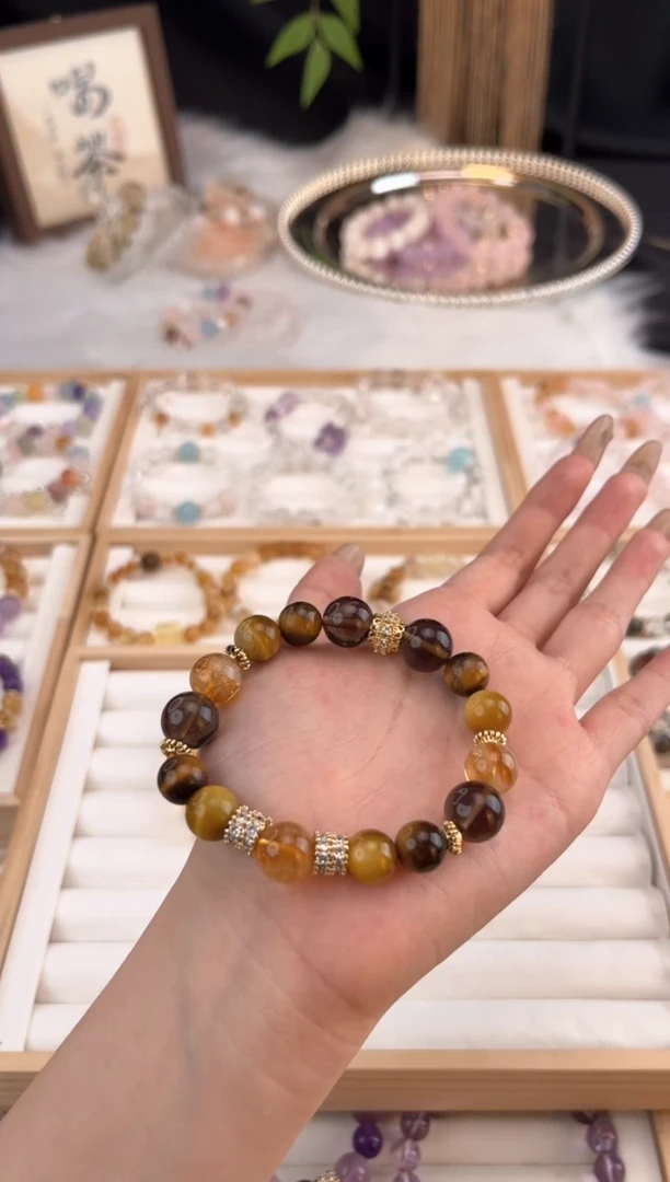 水晶手串合金大金霸