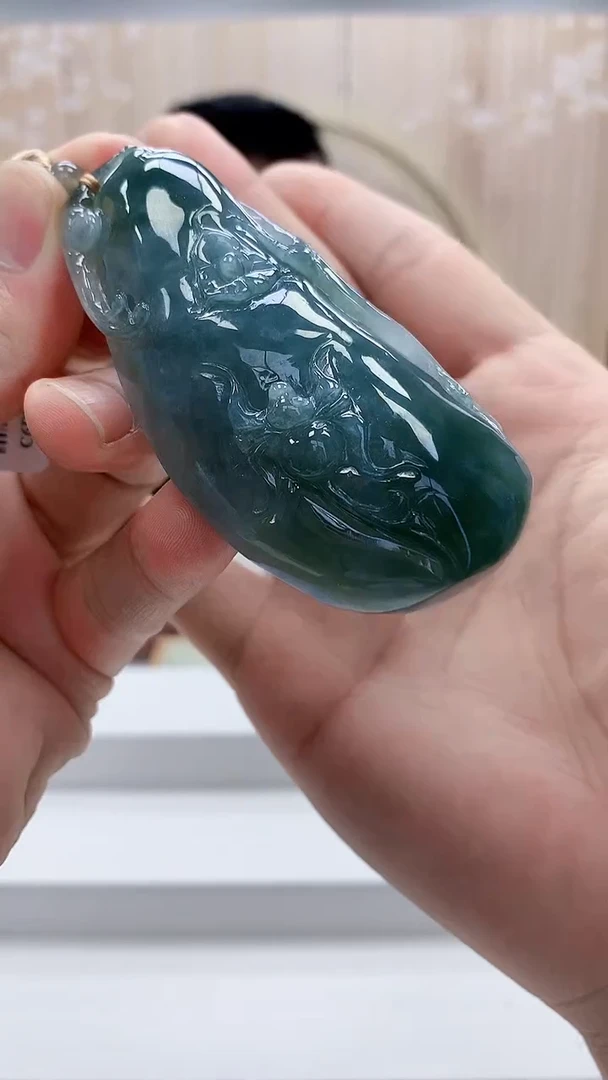 定制翡翠未镶嵌4812bb-毛货挂件49