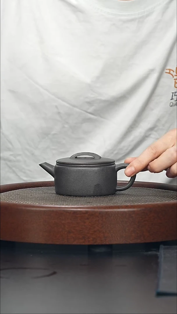 茶壶紫砂汉瓦-还原烧-全手工-（黄降坡）