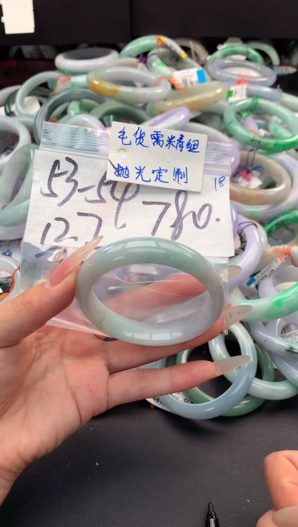 【闪购商品】定制翡翠未镶嵌毛货需精细抛光+多人