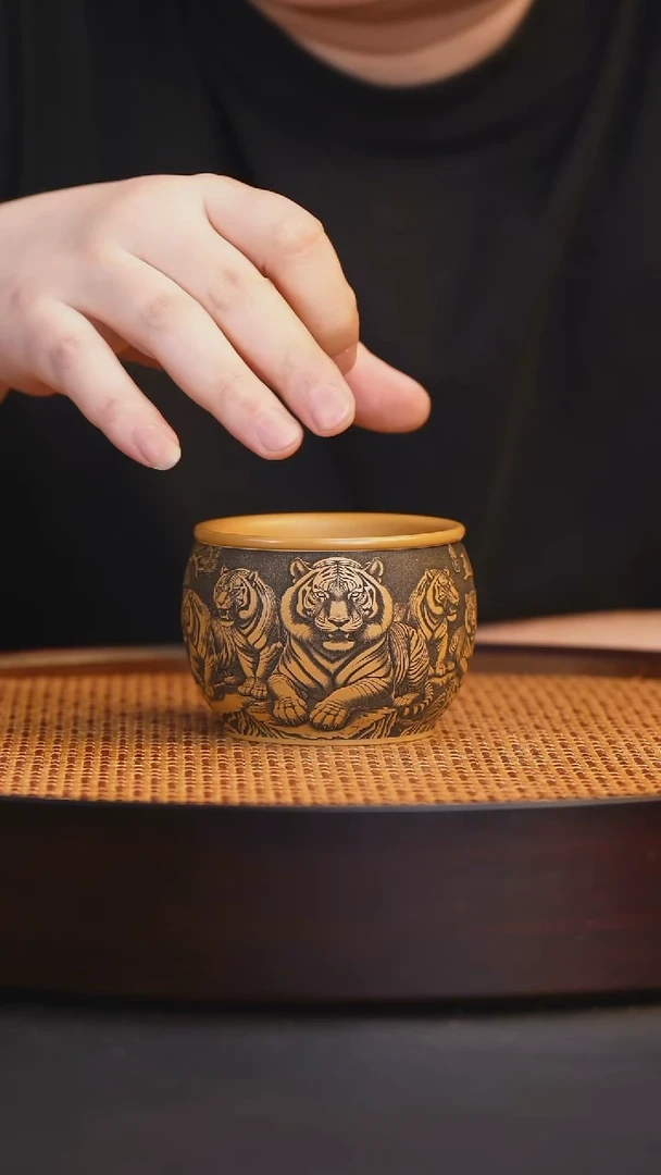 宜兴全手工紫砂杯