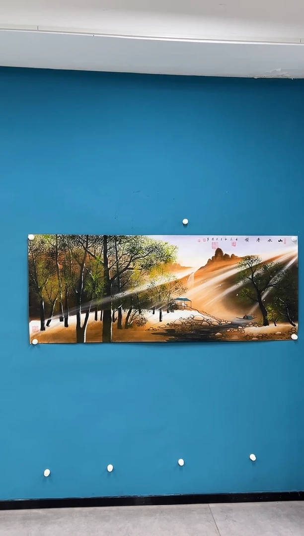 国画王夫怀-六尺山水-021