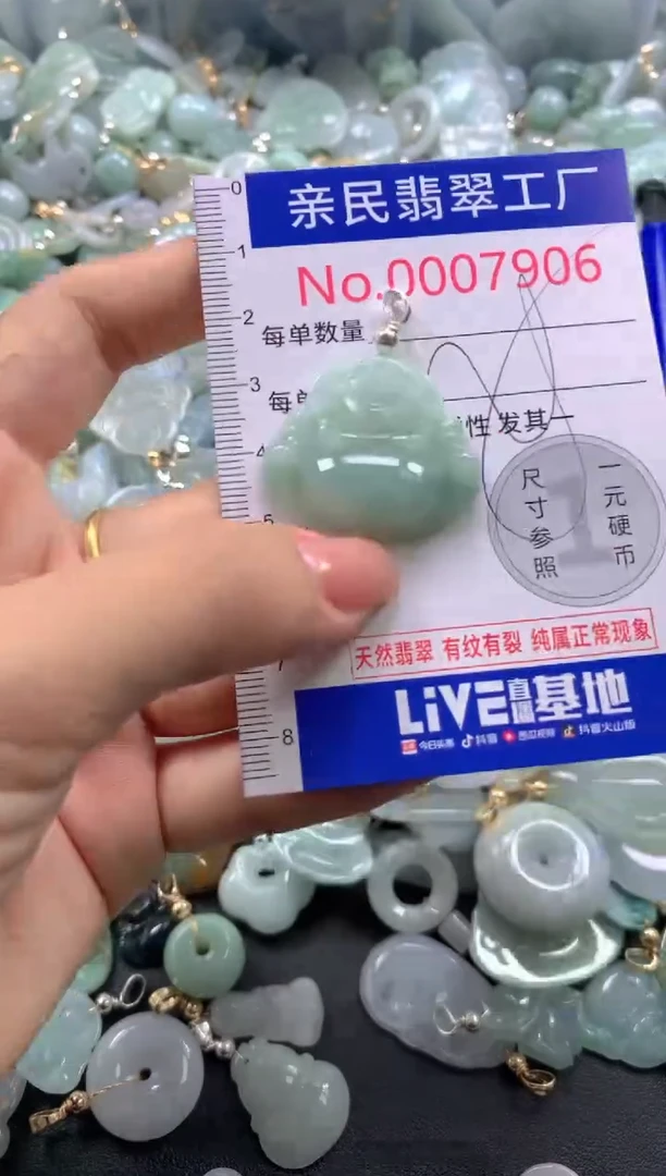 颈饰未镶嵌翡翠7906
