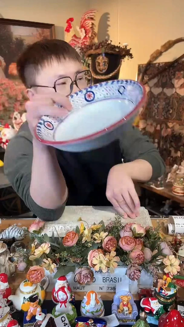 【闪购商品】默认微瑕高端树脂陶瓷摆件Q738