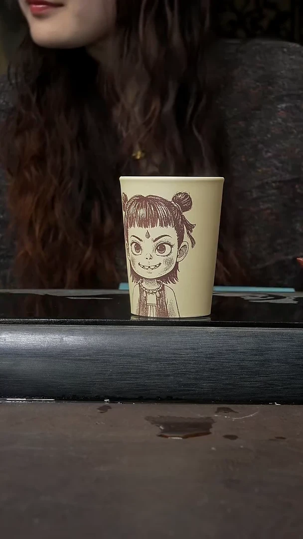 【闪购商品】紫砂茶壶本绿  哪吒主人杯39