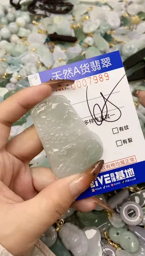 【闪购商品】翡翠颈饰未镶嵌天然A货翡翠