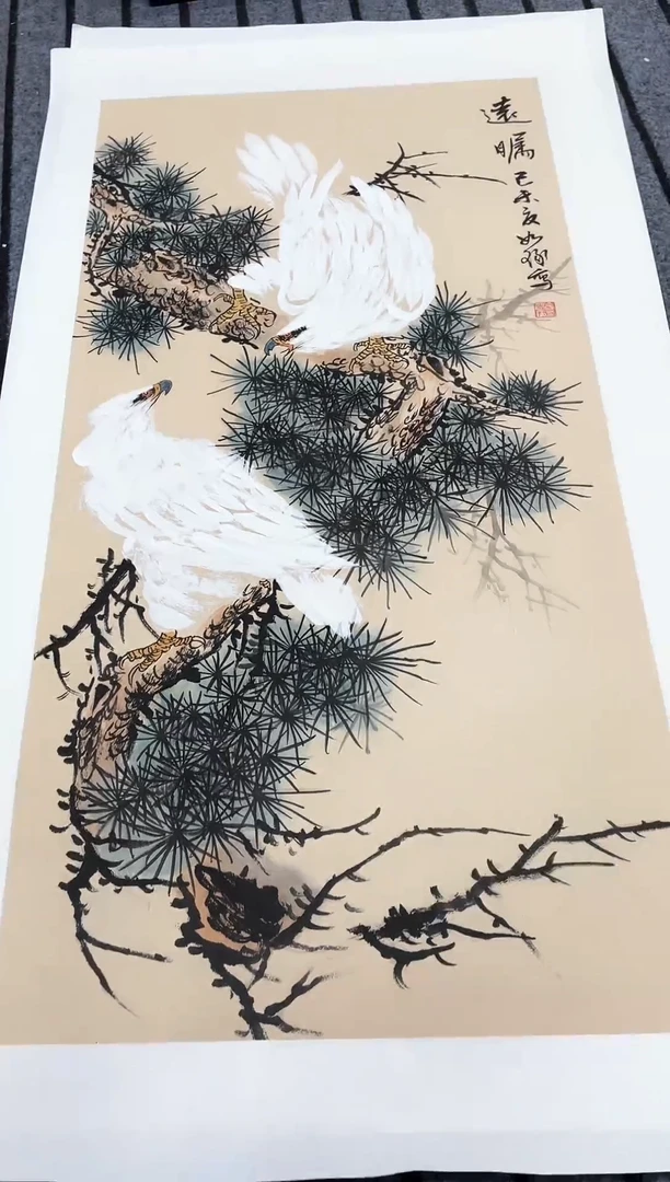 精品国画花鸟作品