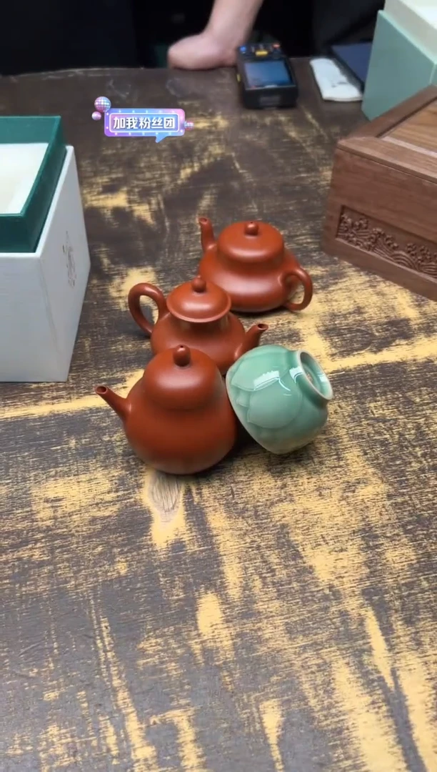 土人斋 紫砂单壶（不挑)+土人荷芳禅定杯