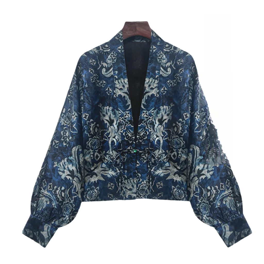 【蓝釉】新中式双面双穿上衣·原创奢定