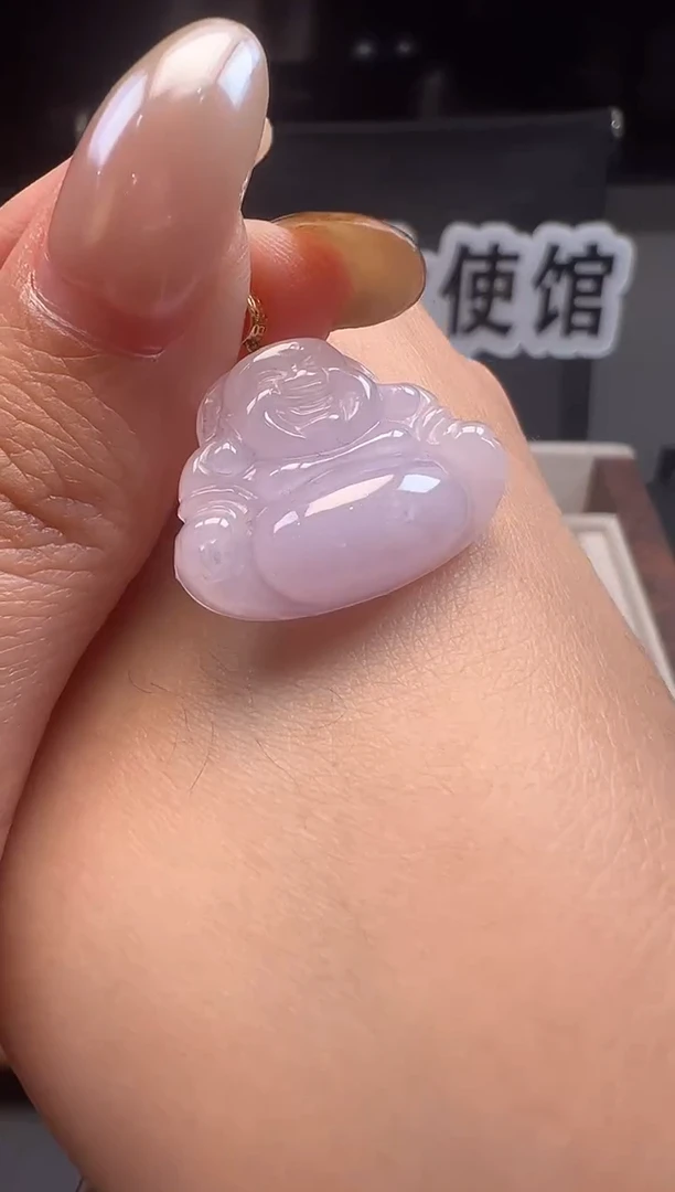 吊坠(不含链)18K金镶嵌翡翠缅甸珠宝严选