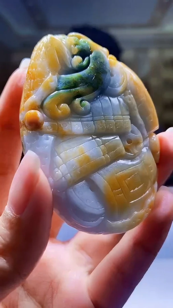 未镶嵌定制翡翠KK翡翠毛货吊坠-·10