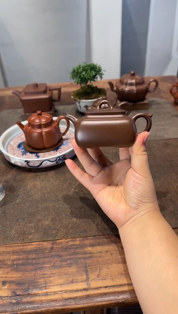 茶壶紫砂小*长四方紫砂壶