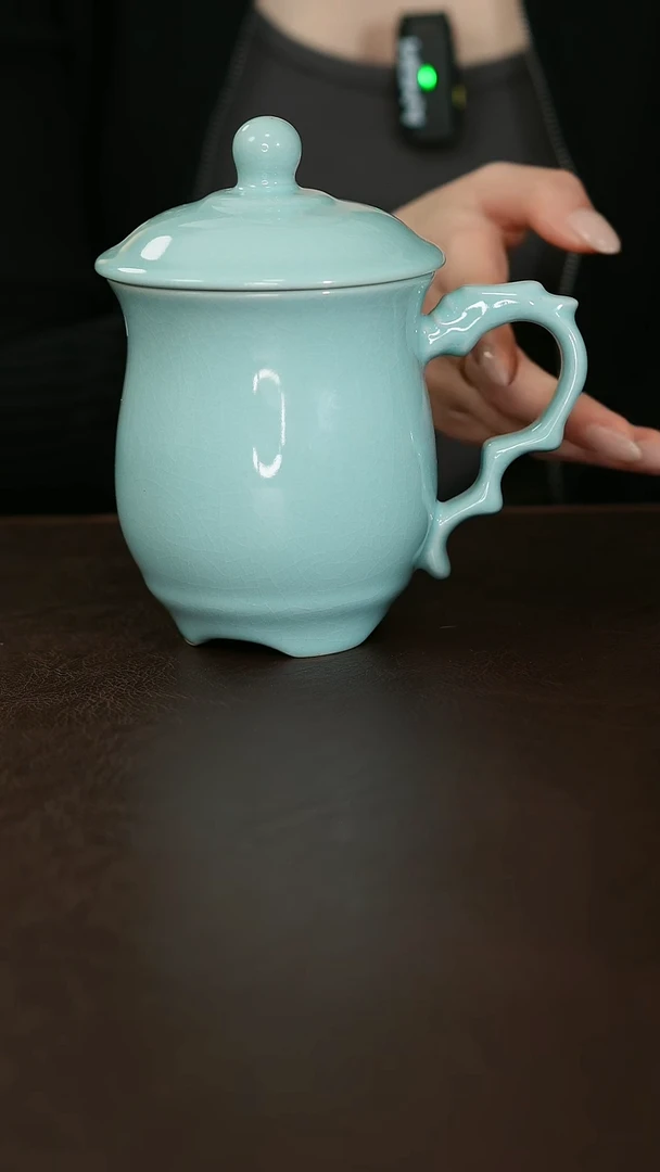 摆件原矿汝宋汝瓷微瑕