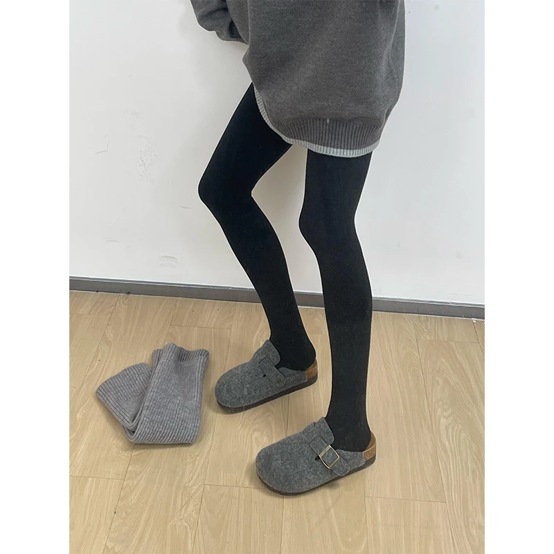 OLDTIMES/叙旧【腿精秘籍】提臀收腹遮肉显瘦可外穿加绒打底裤1735