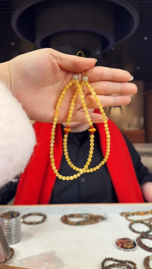 【闪购商品】蜜蜡手链未镶嵌蜜蜡手机链