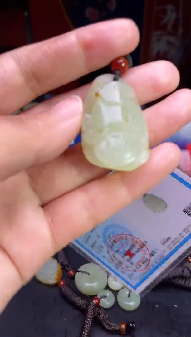 颈饰未镶嵌和田玉123