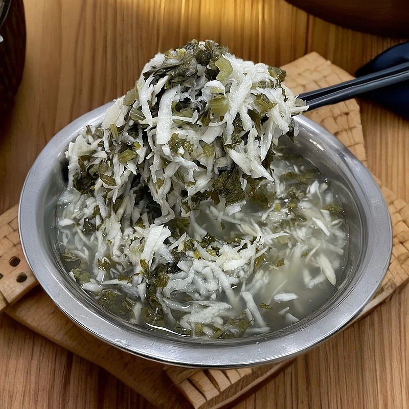 山西运城特产0添加霍菜每袋菜加汤700g发酵酸菜调面条浆水黄菜