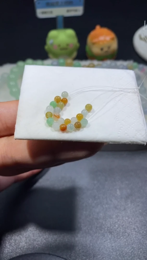 定制翡翠未镶嵌碧**天翡翠毛货-2076