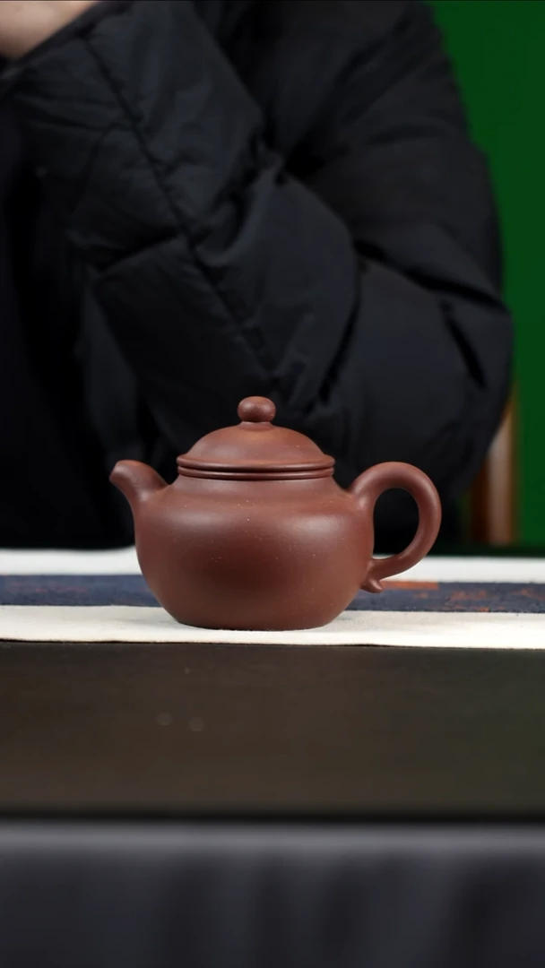 茶壶紫砂高砂古莲子，320cc