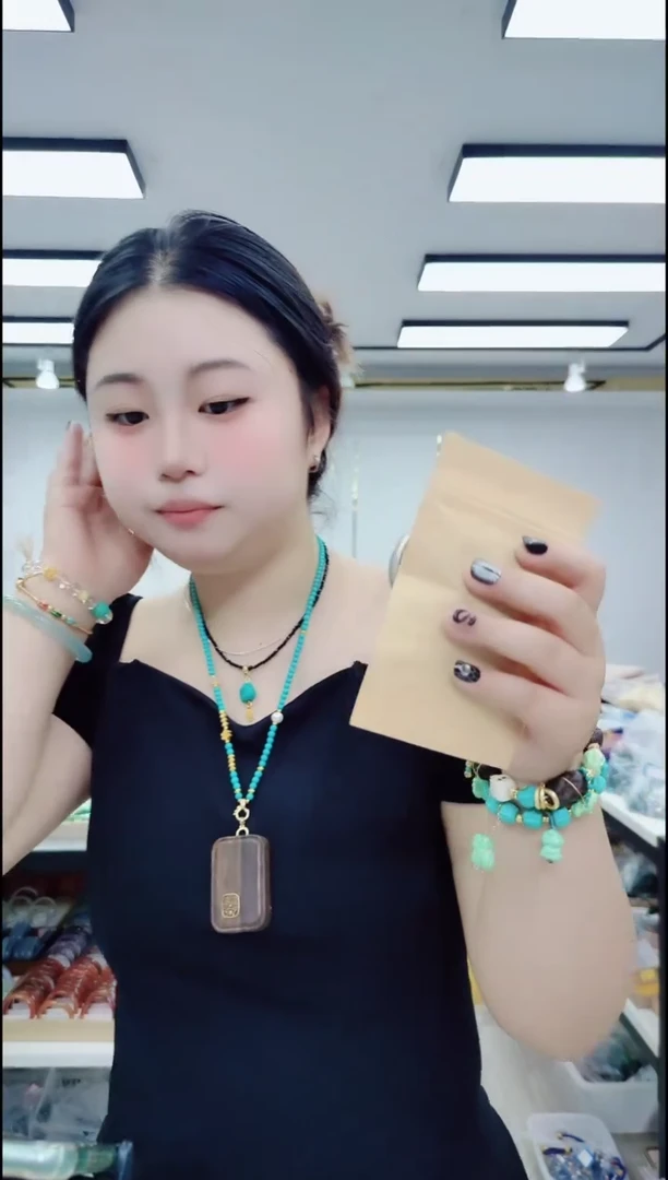 玛瑙/玉髓颈饰合金3126一瓶加一包