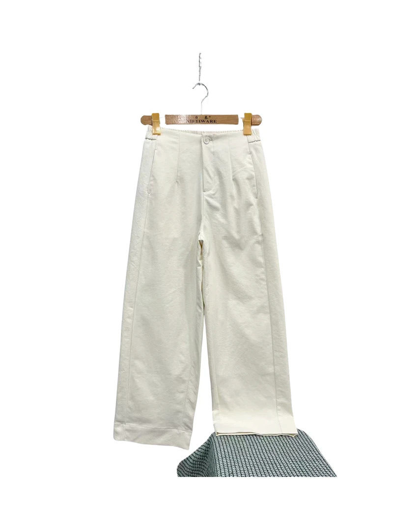 6590  光板 纯色  半松紧  时尚  百搭   舒适 休闲裤