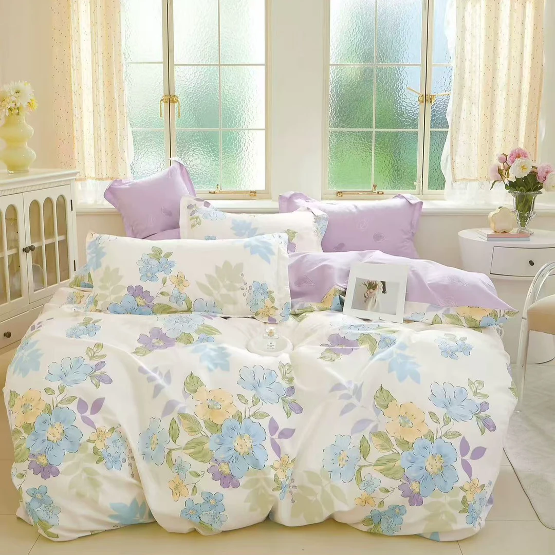 【董事长专属】纯棉亲肤四季款四件套-水墨嫣然