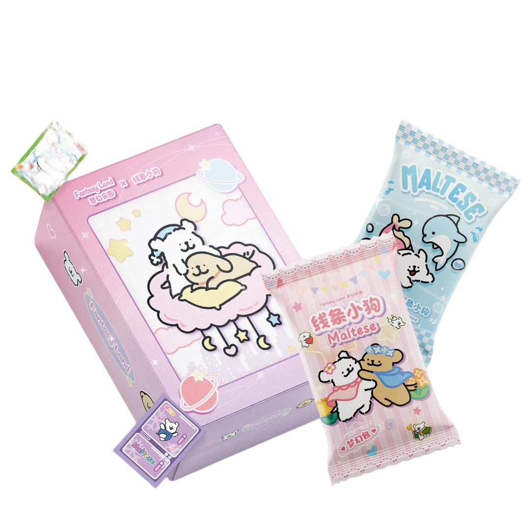 【拆盒】梦幻乐园×线条小狗第一弹国卡文创卡牌