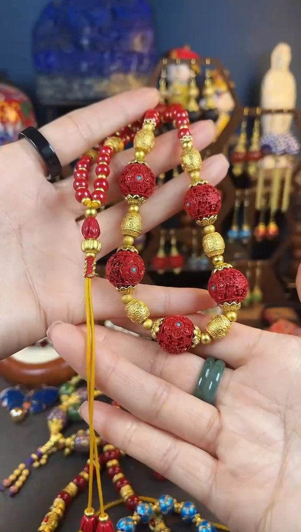 【闪购商品】红红满雕工设计师款项链