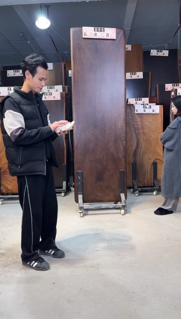 木小*鳄南美胡桃木黑色095号240*75*6