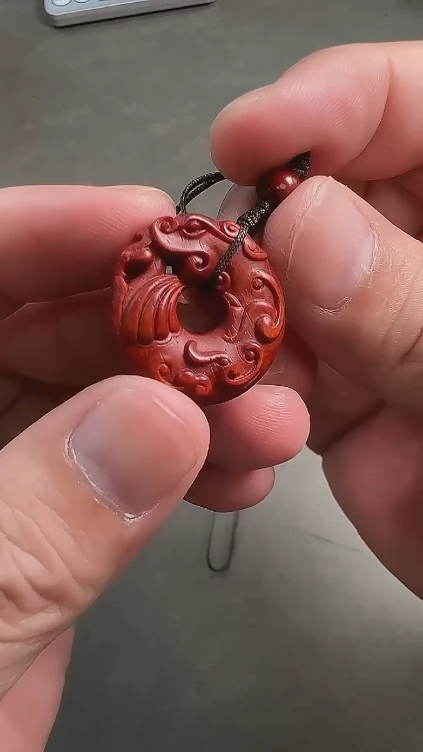 手串/手链小叶紫檀紫檀鱼化龙挂件