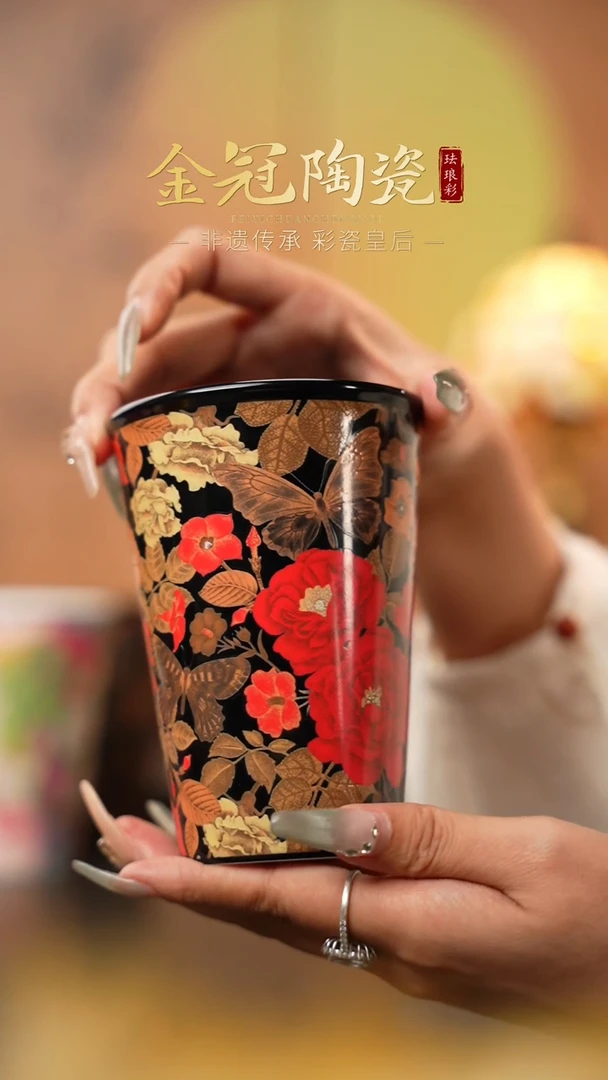 陶瓷金蝶绮梦· 【可乐杯】