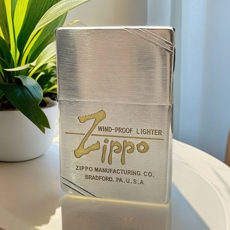 Zippo打火机1937切角标志精雕双色DYJ1