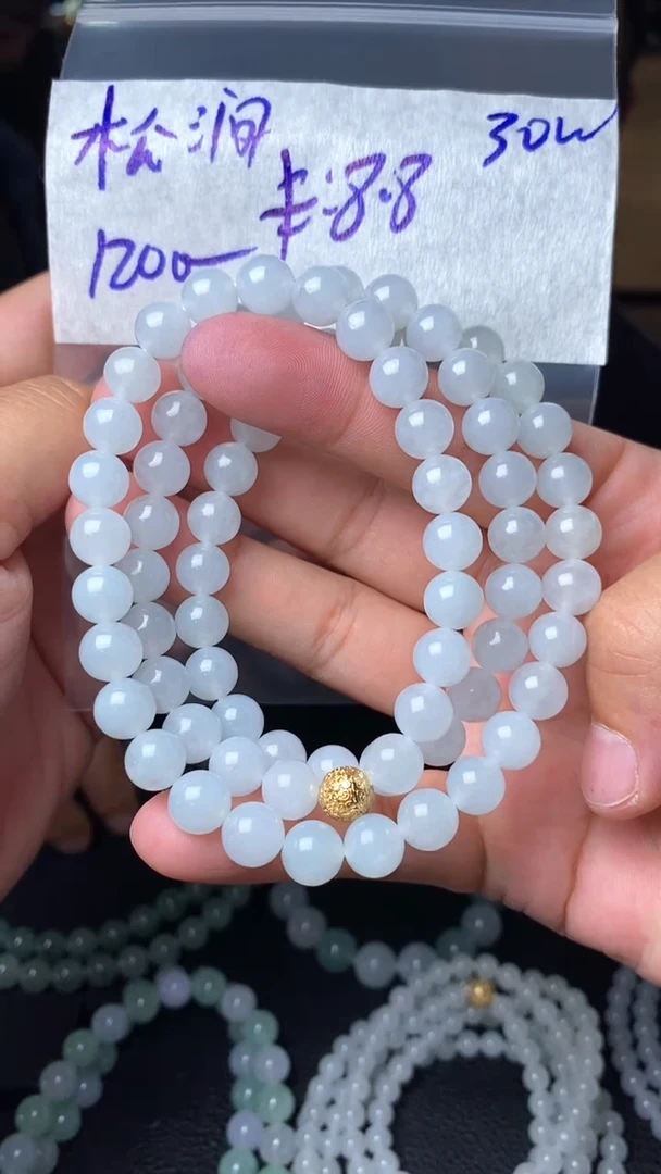定制翡翠未镶嵌毛货需精细抛光拍一发一