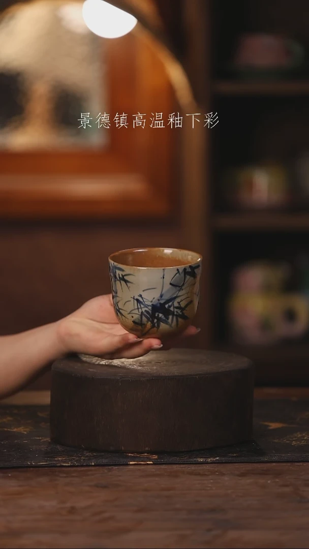 陶瓷景德镇高温釉下手绘陶瓷188
