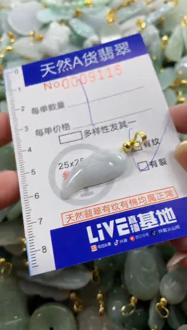 颈饰未镶嵌翡翠天然A货翡翠