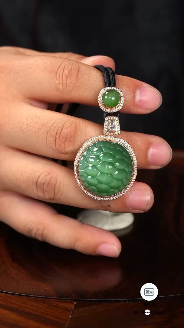 未镶嵌和田玉挂件004【防拍】荣华富贵