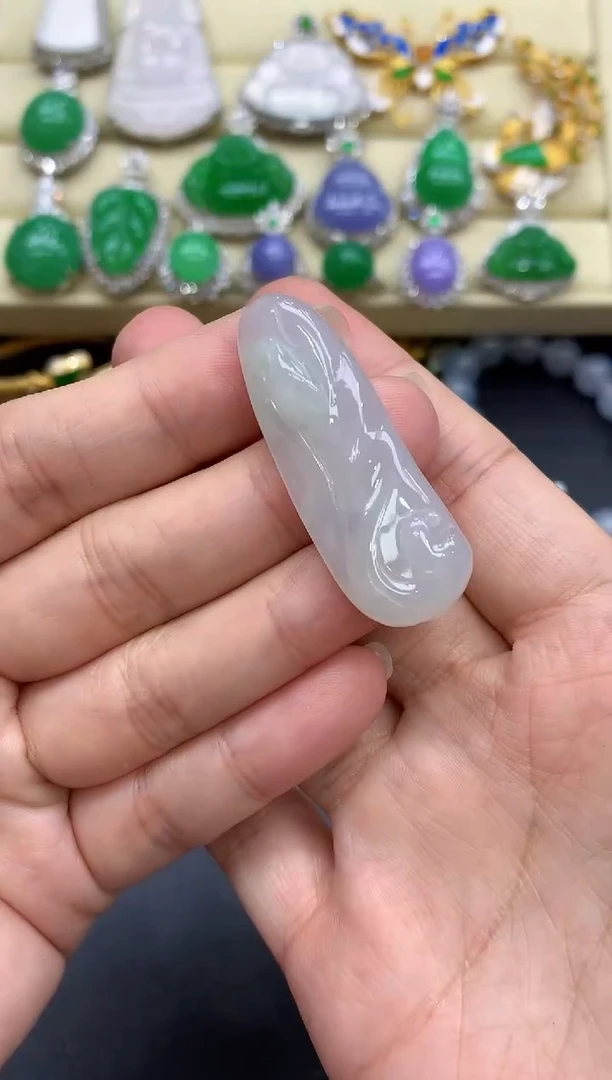 颈饰未镶嵌翡翠89-中国好珍宝