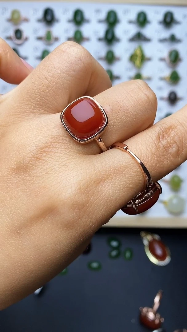 【闪购商品】南红玛瑙戒指未镶嵌1