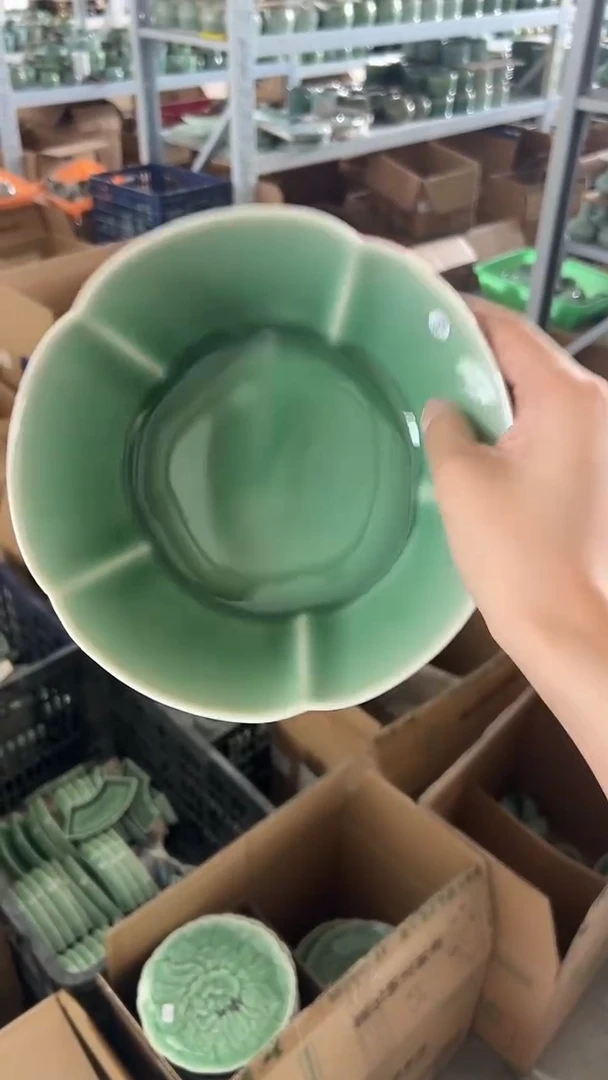 龙泉云间青瓷小米茶器