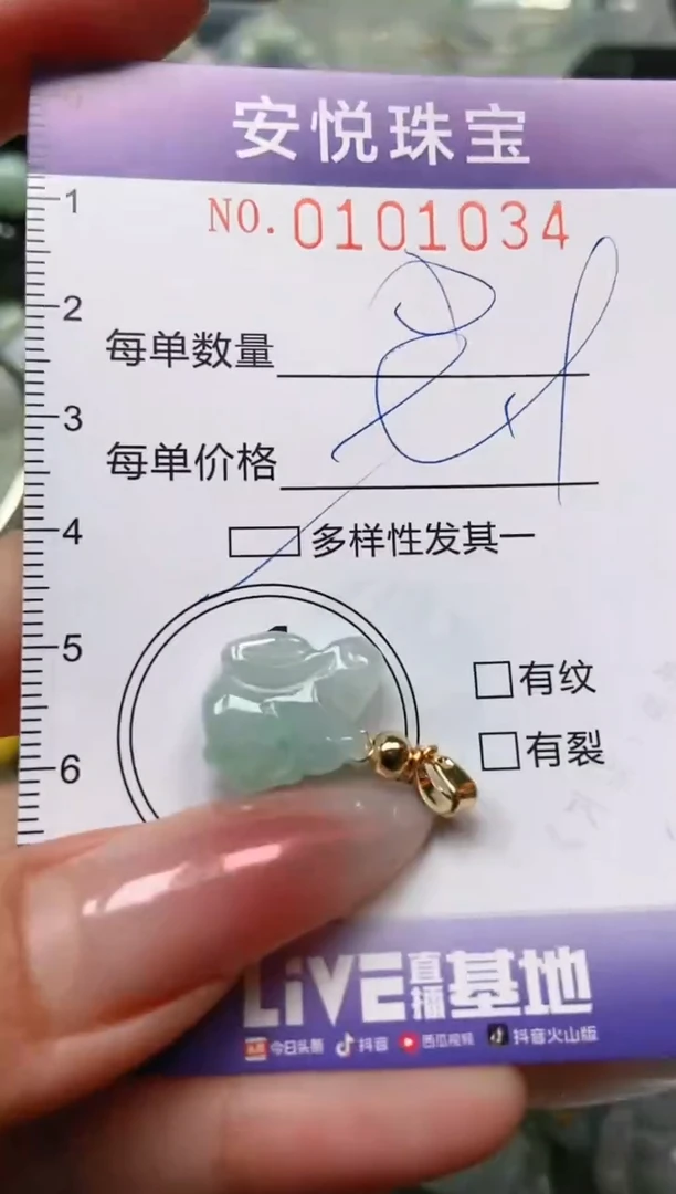 【闪购商品】翡翠颈饰未镶嵌闪购0101034多样性发其一
