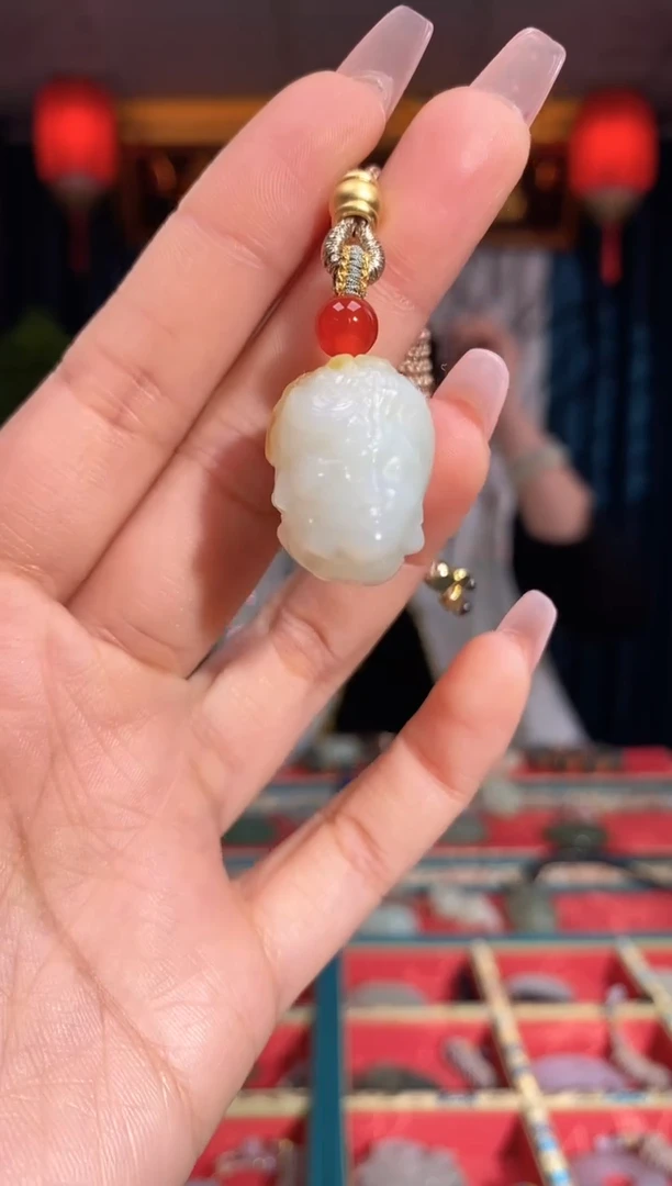 【闪购商品】和田玉颈饰未镶嵌佛魔一念