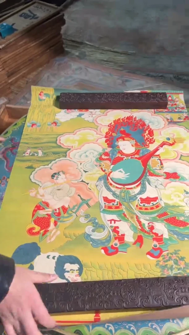 卷轴画卷轴画奥奥的唐卡